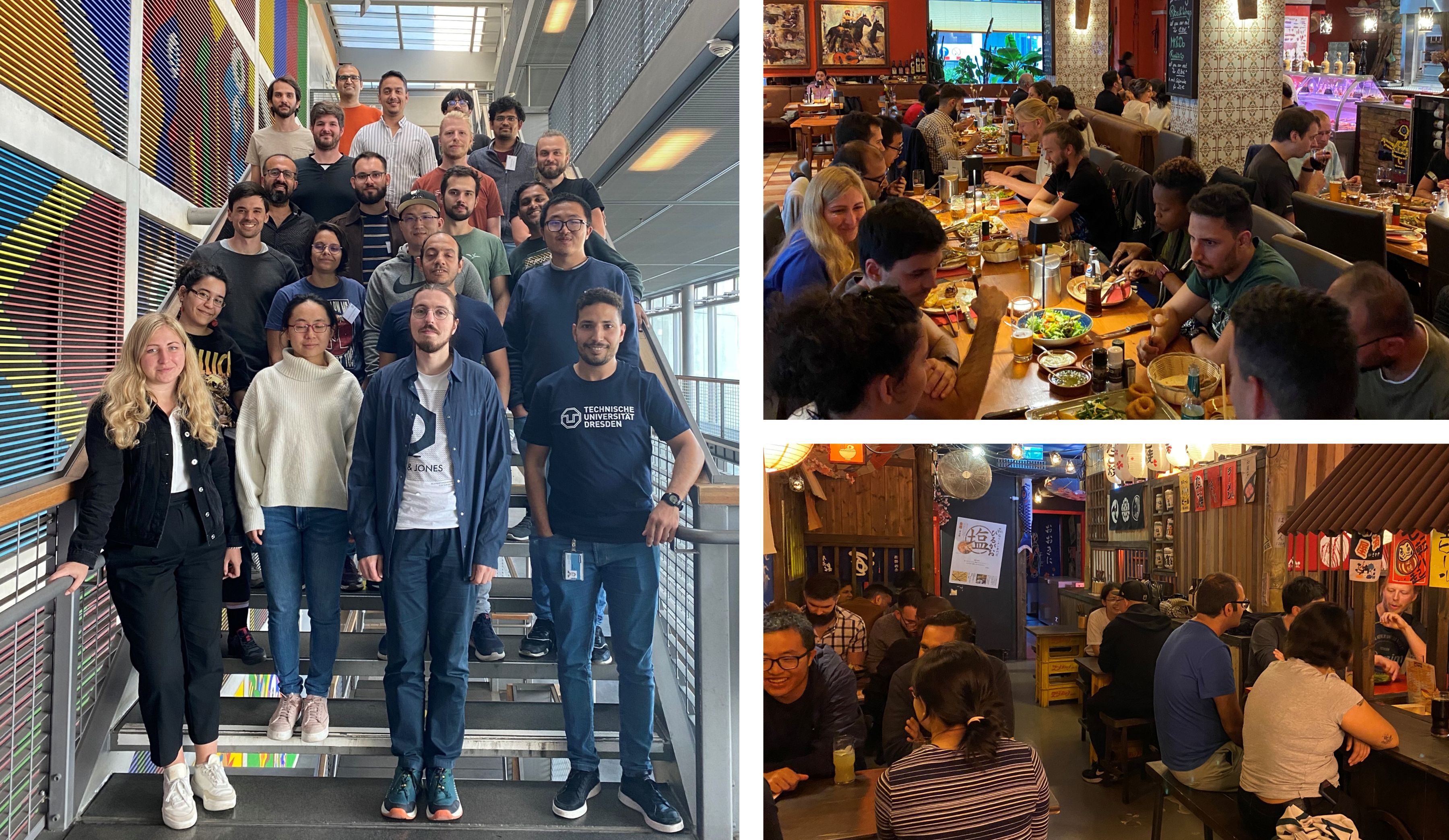 Group picture and social events (welcome dinner, conference dinner)